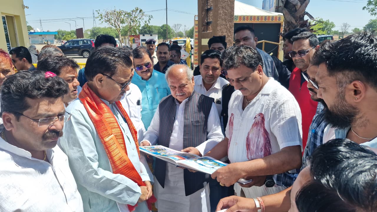 दिव्य बालाजी नगर में हुआ विधानसभा अध्यक्ष का स्वागत